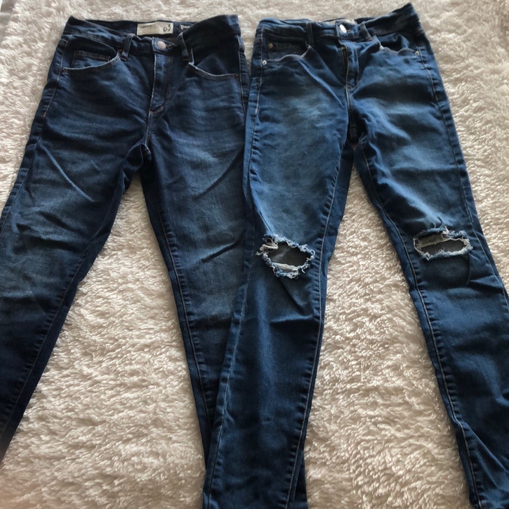 2 Garage Taille Haute skinny leggings jeans